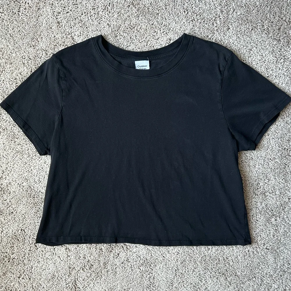 Outdoor Voices Black Cotton T-Shirt - Picture 2 of 5
